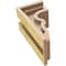 Ekena Millwork 4"W x 4"D x 8"H Wide Highland Rough Cedar Woodgrain TimberThane Corbel, Primed Tan CORUR04X04X08HLDRCPR - alternate 4